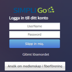 Ansök om medlemskap i vår förening via https://minfibersida.se, klicka på \